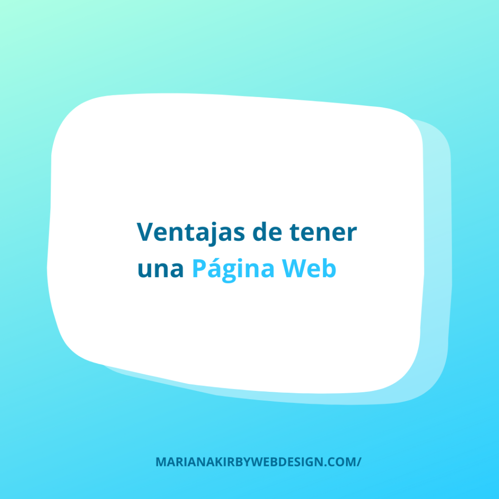 Ventajas de tener una Página Web