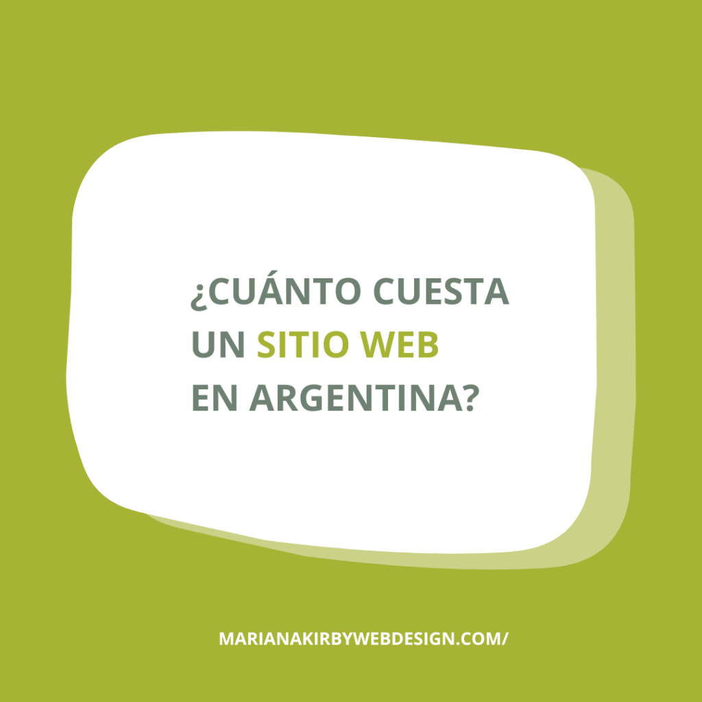 ¿Cuánto cuesta un sitio web en Argentina?