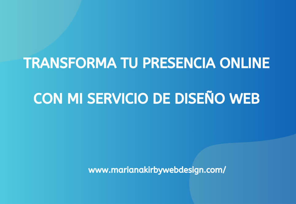 Transforma tu Presencia Online con Mi Servicio de Diseño Web 💡