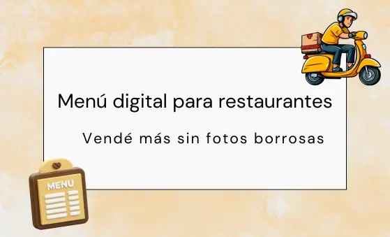 Menú digital para restaurantes